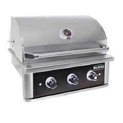 Wildfire Ranch Pro 30 Inch Black 304 Stainless Steel Built In Gas Grill - Green Vista Living