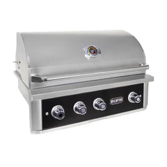 Wildfire Ranch Pro 36 Inch Black 304 Stainless Steel Freestanding Gas Grill - Green Vista Living