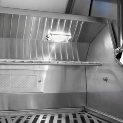 Wildfire Ranch Pro 42 Inch Black 304 Stainless Steel Built In Gas Grill - Green Vista Living