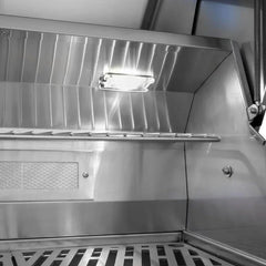 Wildfire Ranch Pro 42 Inch Black 304 Stainless Steel Built In Gas Grill - Green Vista Living