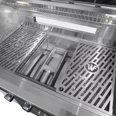 Wildfire Ranch Pro 42 Inch Black 304 Stainless Steel Built In Gas Grill - Green Vista Living