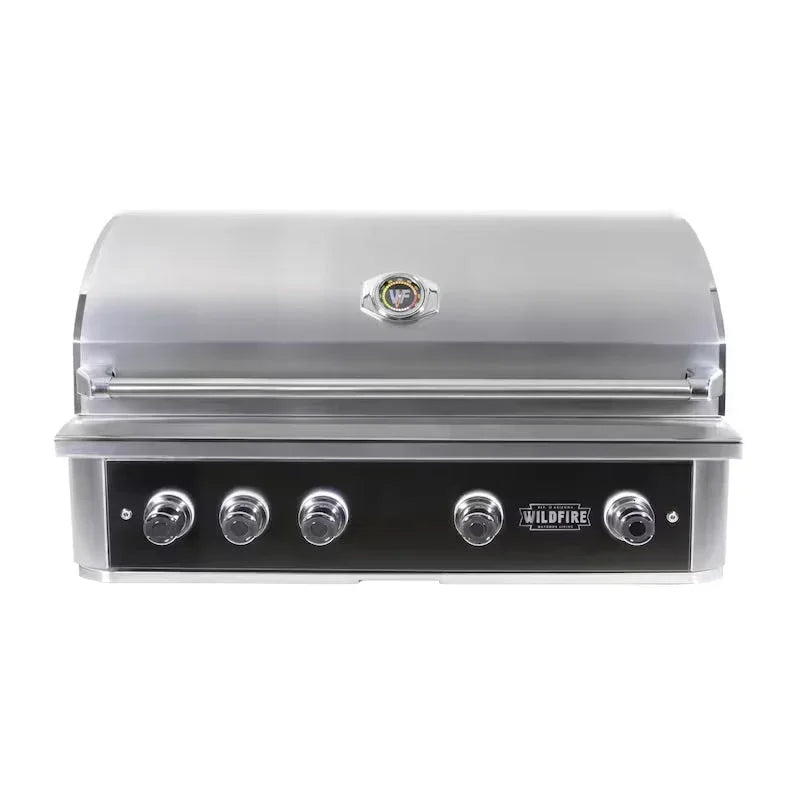 Wildfire Ranch Pro 42 Inch Black 304 Stainless Steel Freestanding Gas Grill - Green Vista Living