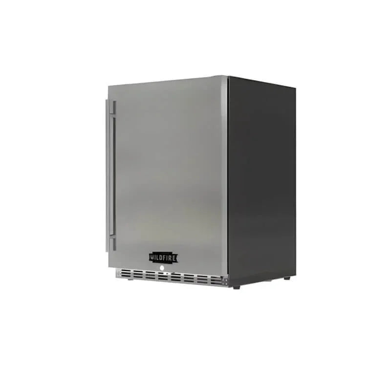 Wildfire 24 Inch 5.3 Cu. Ft. Stainless Steel Outdoor Refrigerator - WFR-24 - Green Vista Living