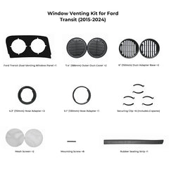 ZERO BREEZE Portable AC Window Venting Kit