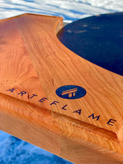 Custom Cherry Wood Cutting Block for 40" Arteflame Grills - Elegant and Durable - Green Vista Living