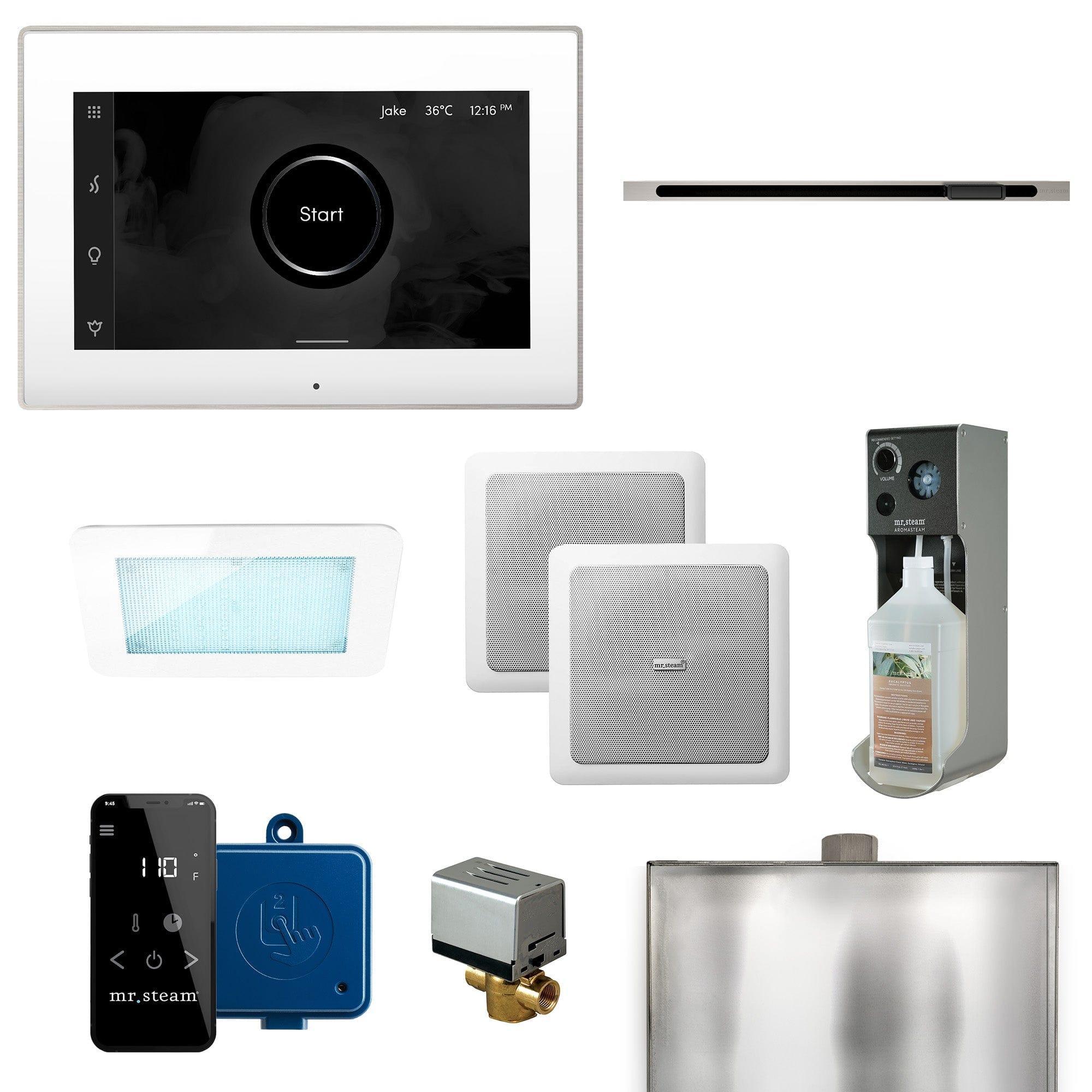 Mr. Steam XDream Linear Programmable Steam Generator Control Kit with iSteamX Control and Linear Steamhead - Green Vista Living