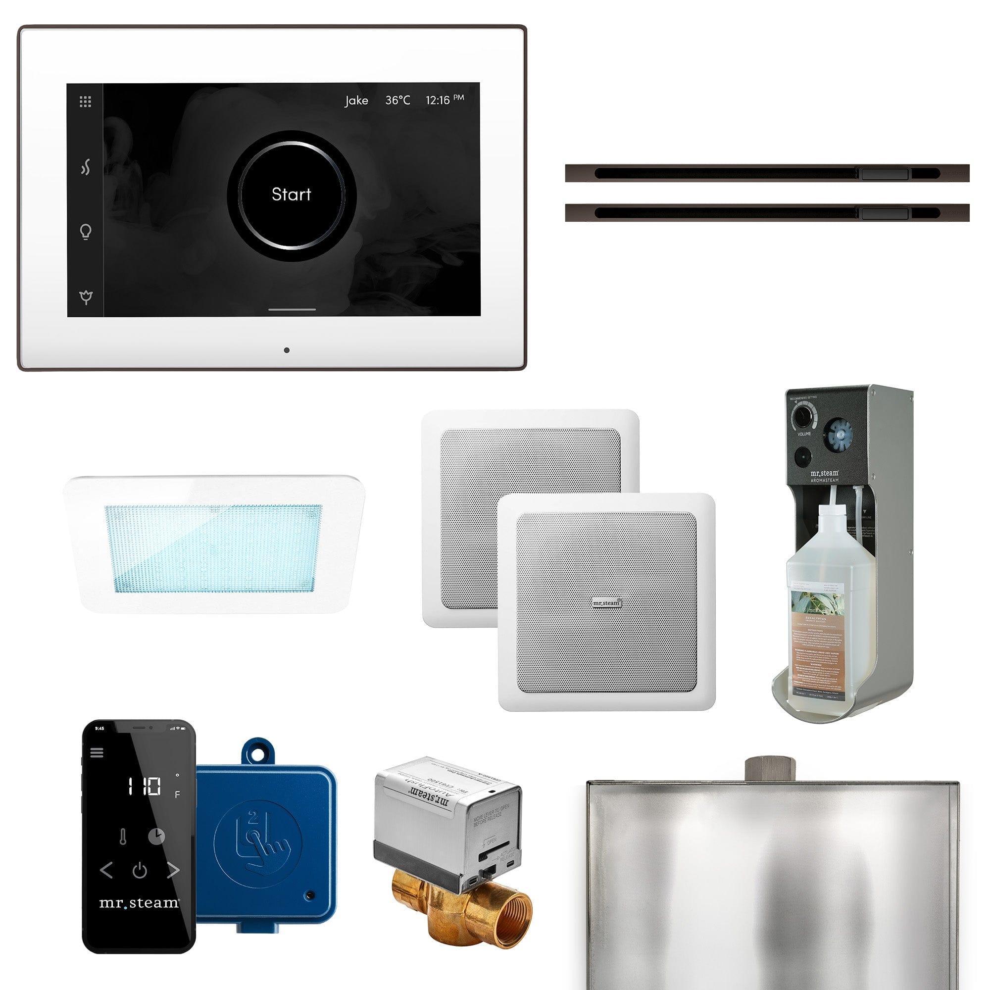 Mr. Steam XDream Max Linear Programmable Steam Generator Control Kit with iSteamX Control and Linear Steamhead - Green Vista Living