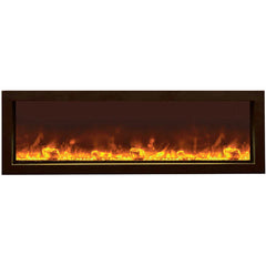 Amantii 50 Inch Panorama Slim BI-50-SLIM-OD Linear Indoor or Outdoor Electric Fireplace