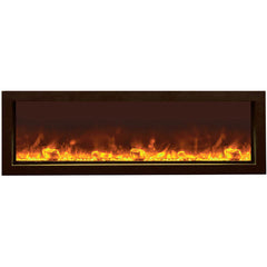 Amantii 40 Inch Panorama Slim BI-40-SLIM-OD Linear Indoor or Outdoor Electric Fireplace