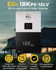 EG4 18k PV Hybrid Inverter 18000W PV Input EG4-18KPV-12LV - Green Vista Living