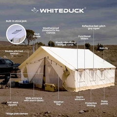 16'x24' Alpha Pro Wall Tent - Green Vista Living