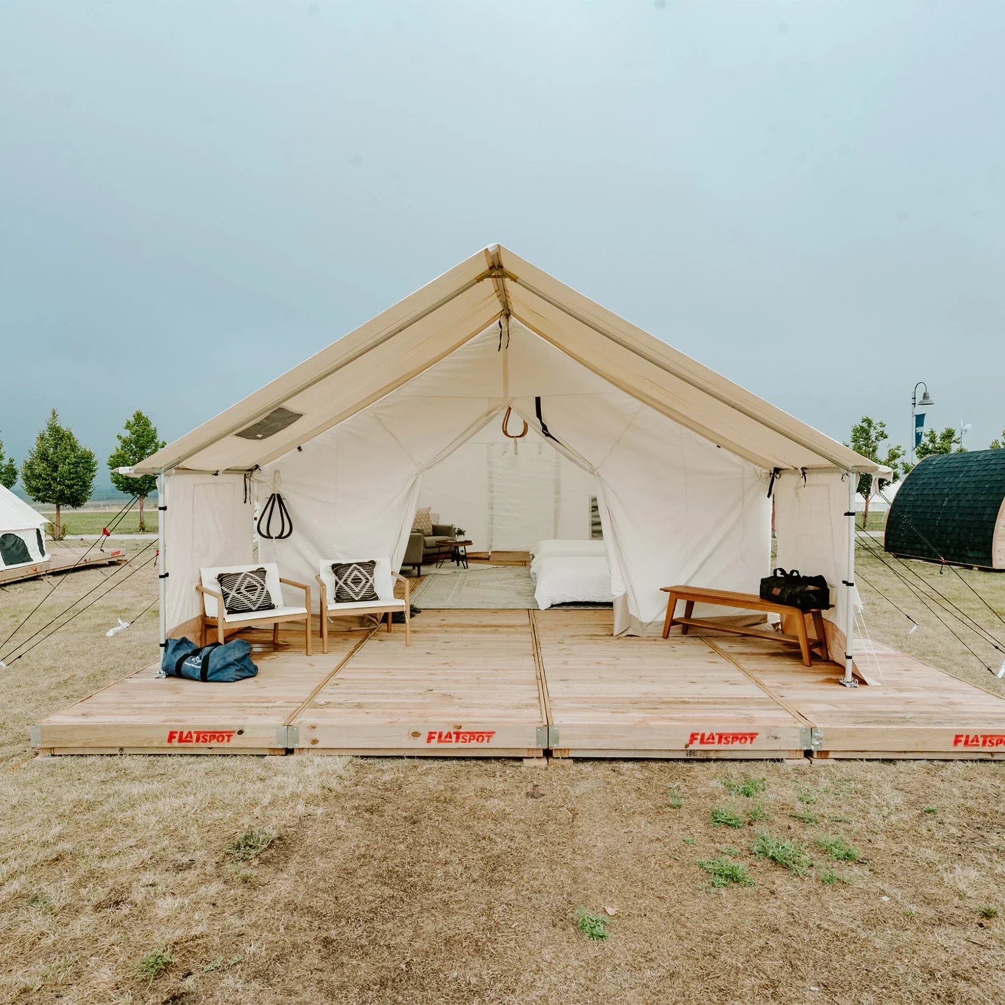 16'x24' Alpha Pro Wall Tent - Green Vista Living