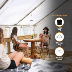 16'x24' Alpha Pro Wall Tent - Green Vista Living