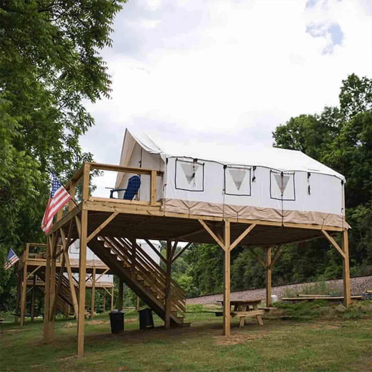 16'x24' Alpha Wall Tent - Green Vista Living