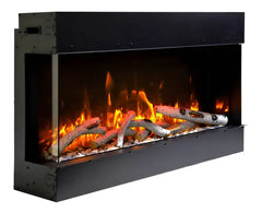 Amantii 72" True View Slim Smart Electric Fireplace 72-TRV-SLIM-LUMINA - Green Vista Living