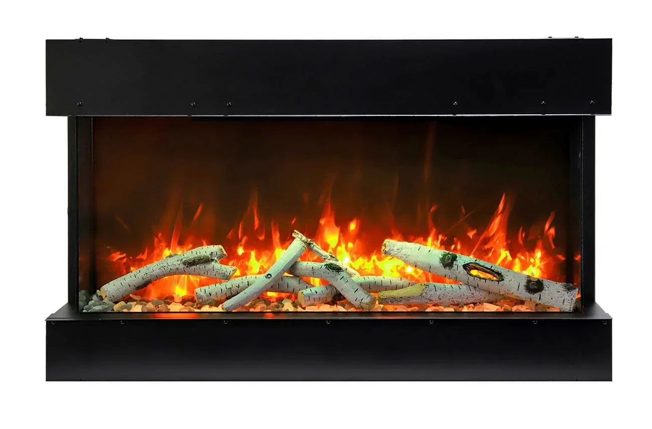 Amantii 72" True View Slim Smart Electric Fireplace 72-TRV-SLIM-LUMINA - Green Vista Living