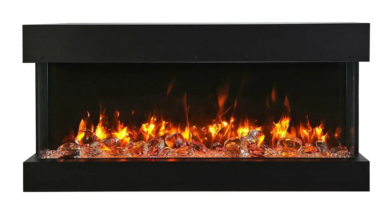Amantii 72" True View Slim Smart Electric Fireplace 72-TRV-SLIM-LUMINA - Green Vista Living