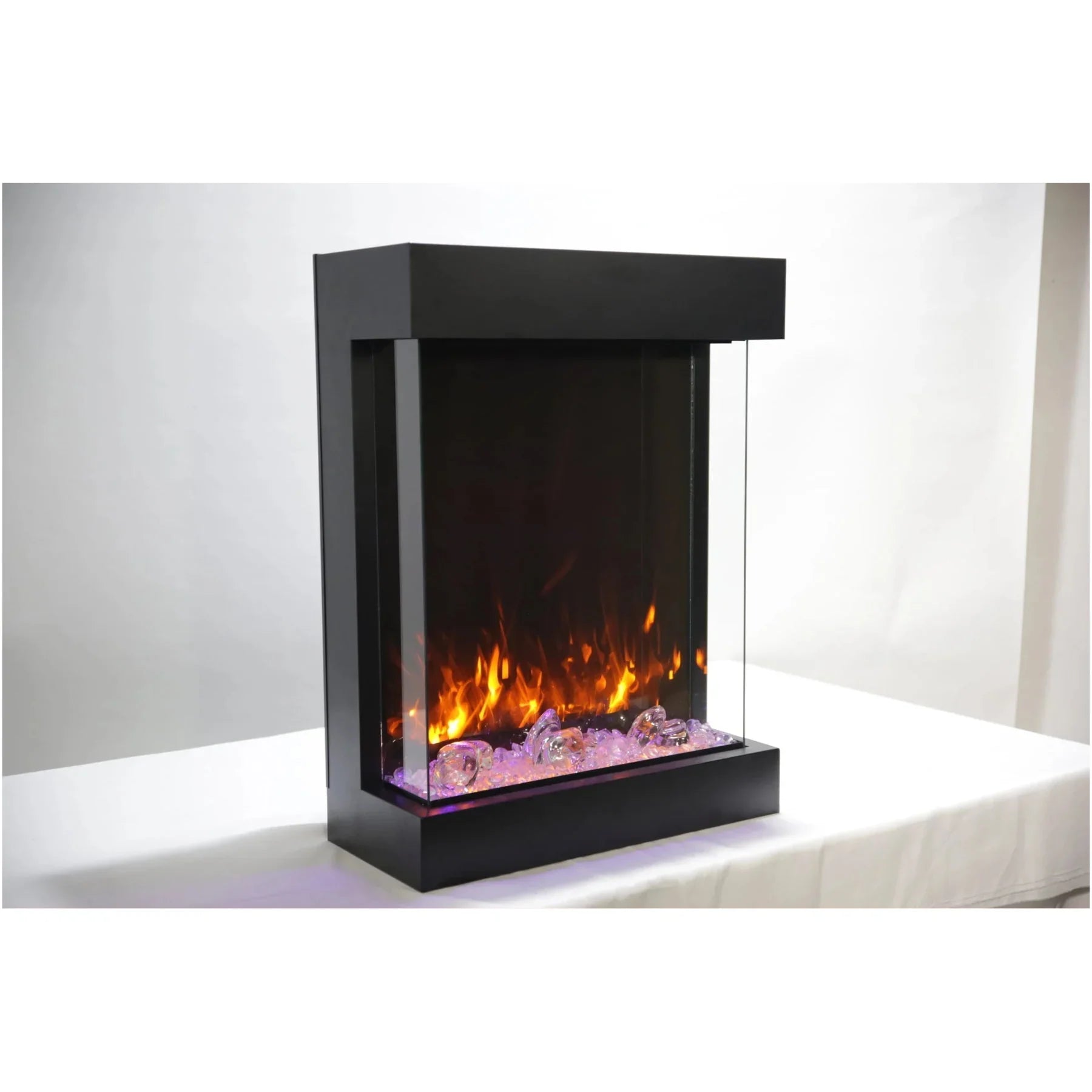 Amantii Cube 2025WM Lumina Freestand Electric Fireplace | CUBE-2025WM - Green Vista Living