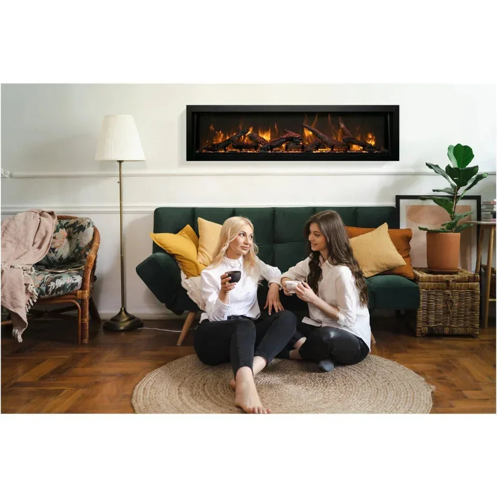 Amantii Panorama BI Deep XT 60" Smart Built-in Electric Fireplace | BI-60-DEEP-XT - Green Vista Living