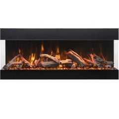 Amantii Tru View Bespoke 75" 3-Sided Built-in Electric Fireplace | TRV-75 BESPOKE - Green Vista Living