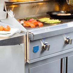 American Made Grills Freestanding Atlas - 36" Gas Grill - Green Vista Living