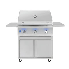 American Made Grills Freestanding Atlas - 36" Gas Grill - Green Vista Living