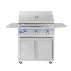 American Made Grills Freestanding Atlas - 36" Gas Grill - Green Vista Living