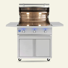 American Made Grills Freestanding Atlas - 36" Gas Grill - Green Vista Living