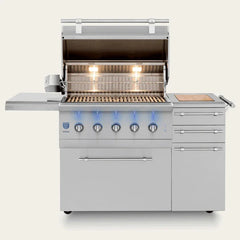 American Made Grills Freestanding Encore - 36" Hybrid Grill - Green Vista Living
