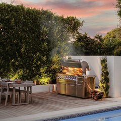 American Made Grills Freestanding Encore - 54" Hybrid Grill - Green Vista Living