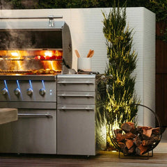 American Made Grills Freestanding Encore - 54" Hybrid Grill - Green Vista Living