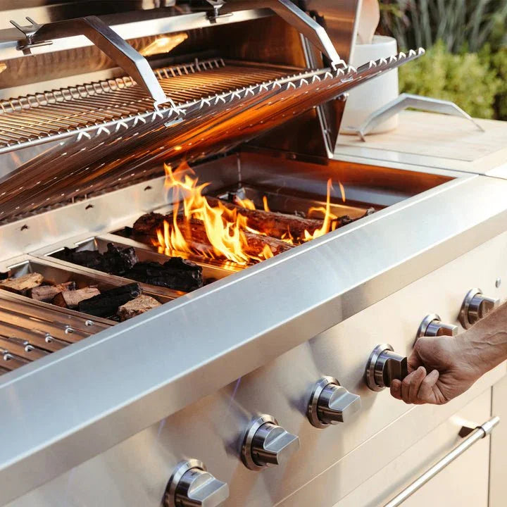 American Made Grills Freestanding Encore - 54" Hybrid Grill - Green Vista Living