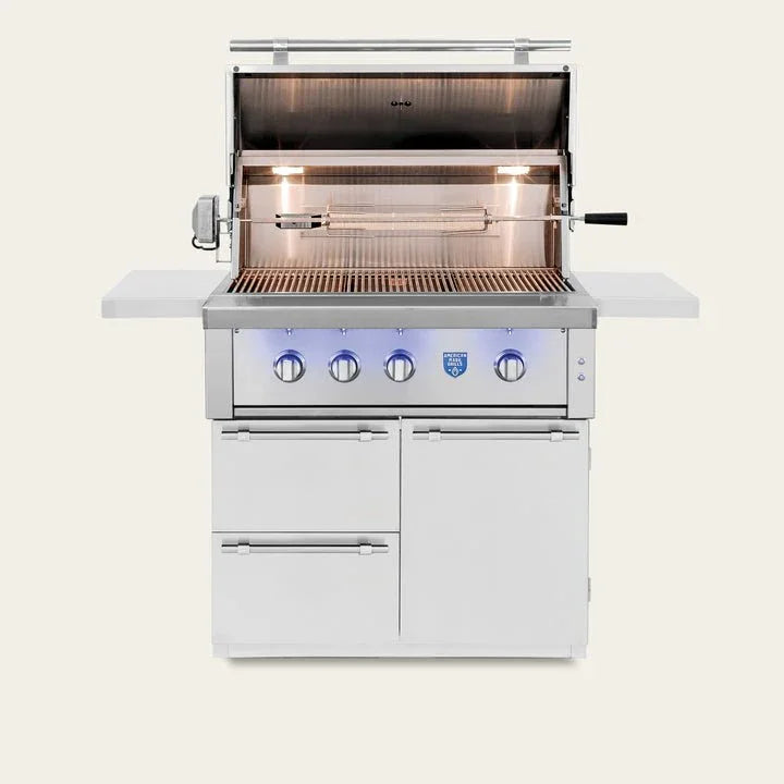 American Made Grills Freestanding Estate - 36" Gas Grill - Green Vista Living