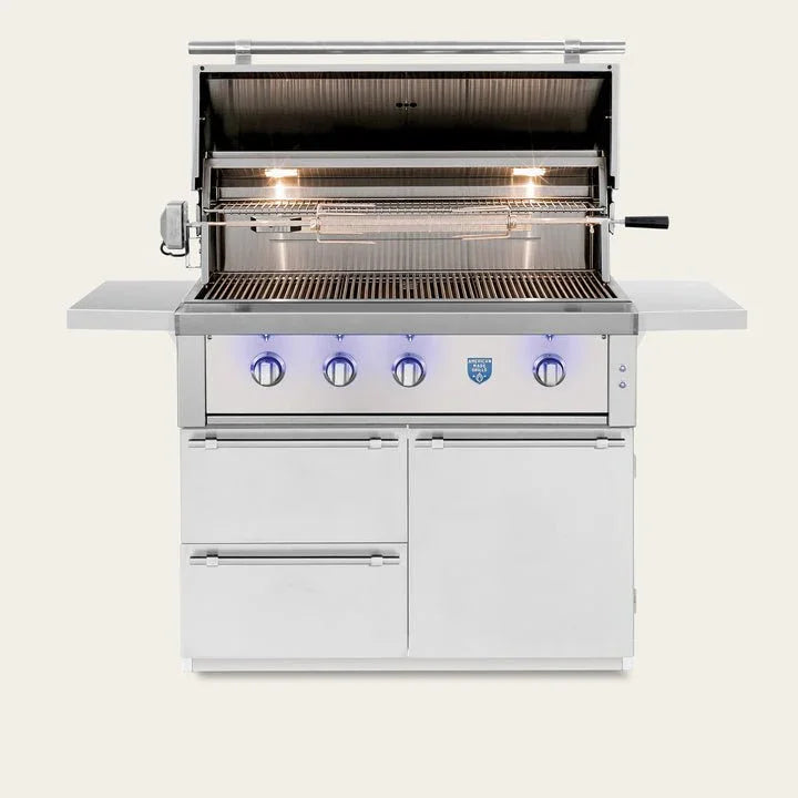American Made Grills Freestanding Estate - 42" Gas Grill - Green Vista Living