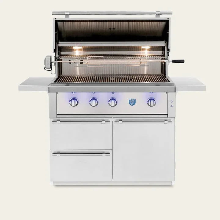 American Made Grills Freestanding Estate - 42" Gas Grill - Green Vista Living