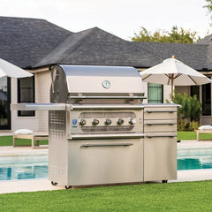 American Made Grills Freestanding Muscle - 36" Hybrid Grill - Green Vista Living