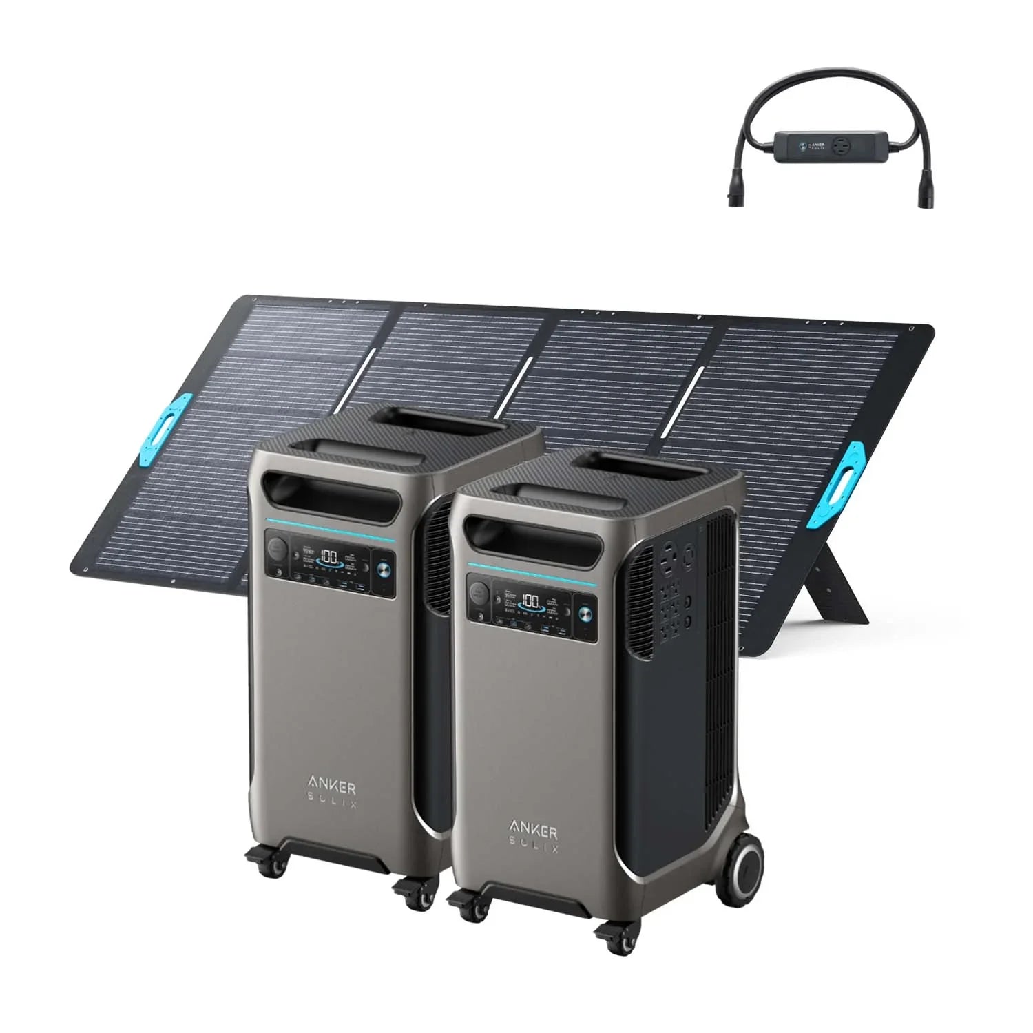 Anker SOLIX F3800 x 2 + Double Power Hub (With a Free Anker SOLIX F3800 Protective Cover Bag) - Green Vista Living