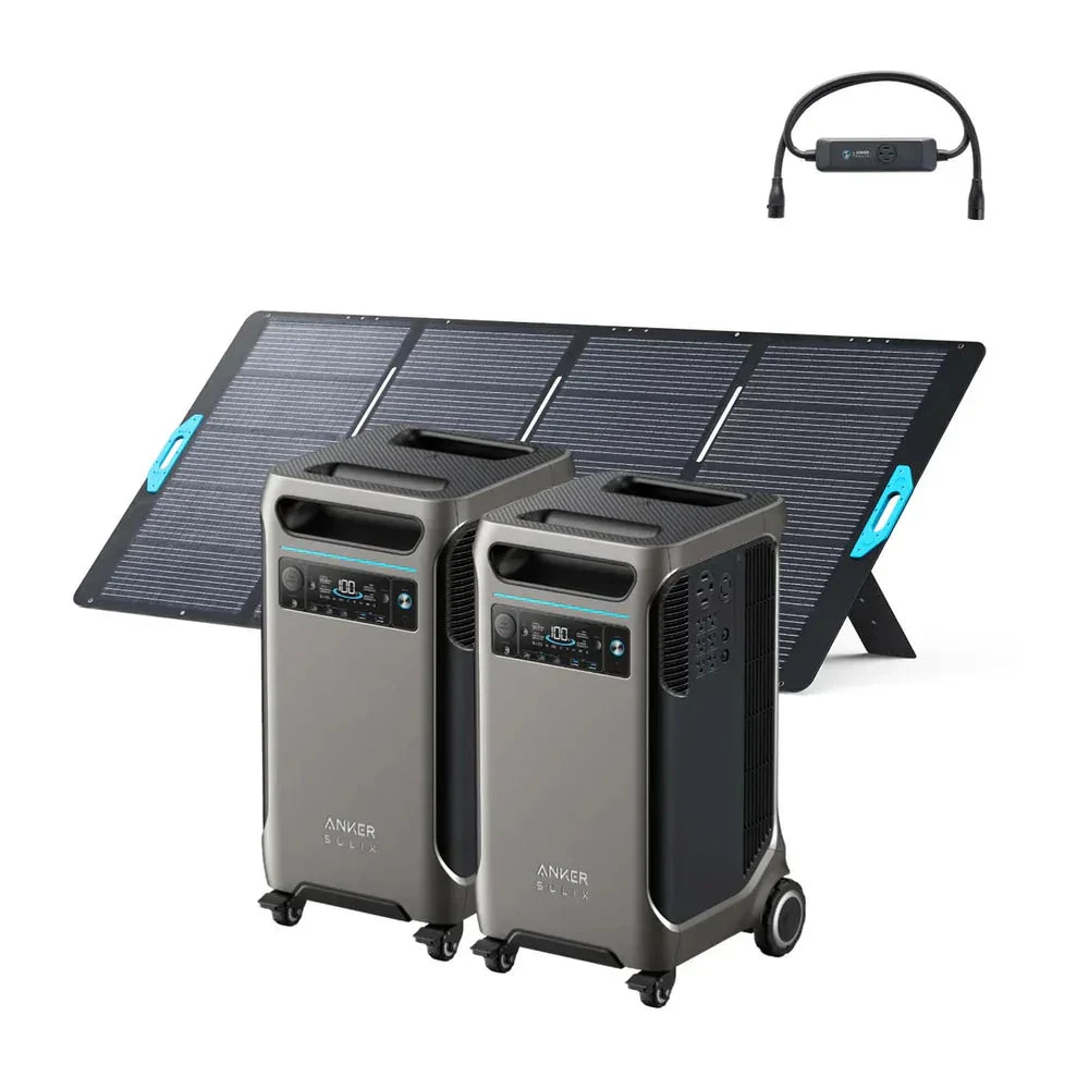Anker SOLIX F3800 x 2 + Double Power Hub (With a Free Anker SOLIX F3800 Protective Cover Bag) - Green Vista Living
