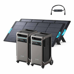Anker SOLIX F3800 x 2 + Double Power Hub (With a Free Anker SOLIX F3800 Protective Cover Bag) - Green Vista Living
