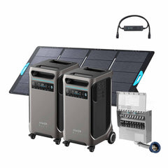 Anker SOLIX F3800 x 2 + Double Power Hub (With a Free Anker SOLIX F3800 Protective Cover Bag) - Green Vista Living