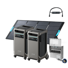 Anker SOLIX F3800 x 2 + Double Power Hub (With a Free Anker SOLIX F3800 Protective Cover Bag) - Green Vista Living