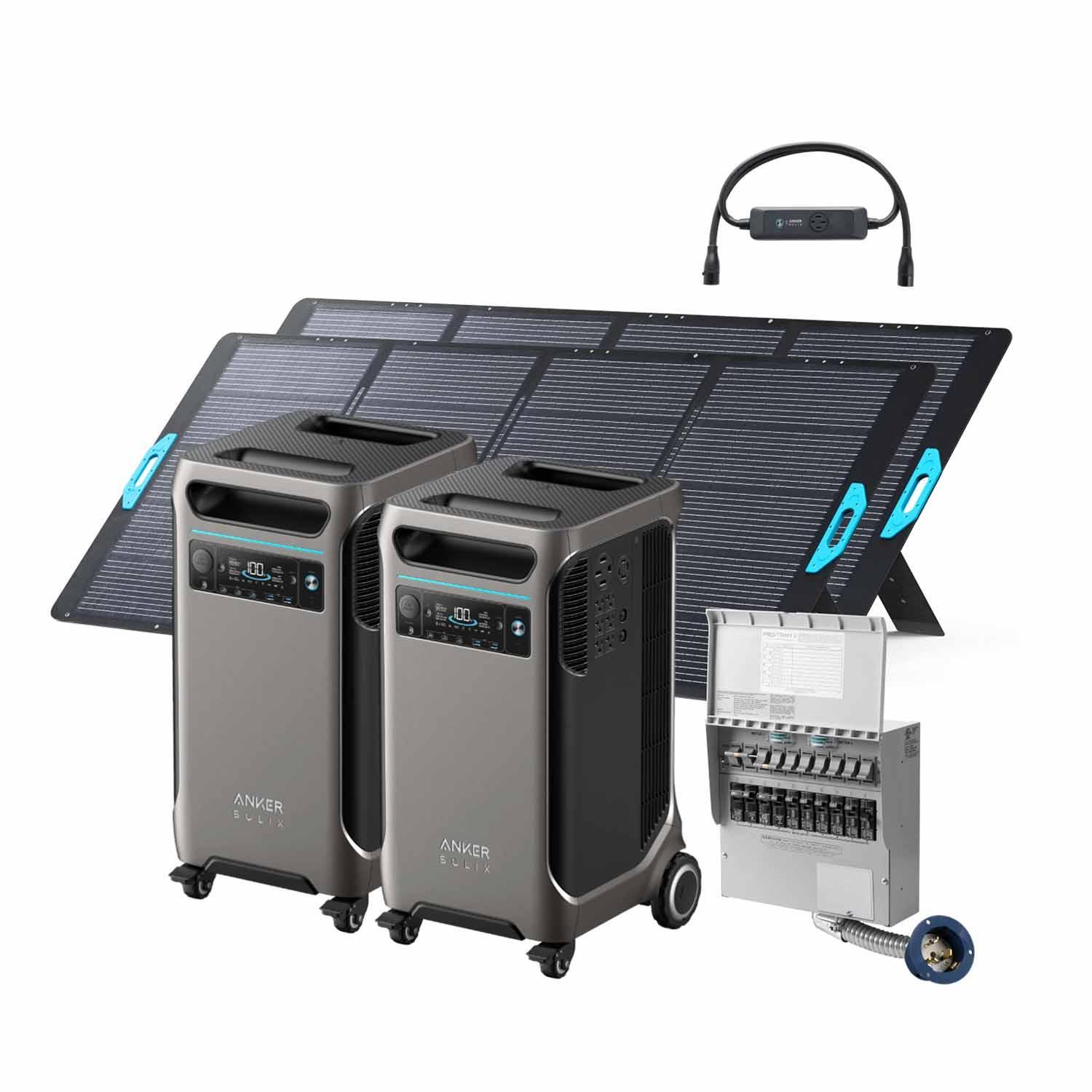 Anker SOLIX F3800 x 2 + Double Power Hub (With a Free Anker SOLIX F3800 Protective Cover Bag) - Green Vista Living