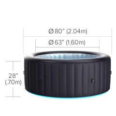 MSpa Aurora - Urban Series Hot Tub | 6 Persons - Green Vista Living