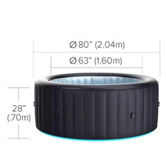 MSpa Aurora - Urban Series Hot Tub | 6 Persons - Green Vista Living