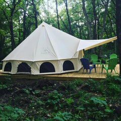 Awning for Bell tents - Green Vista Living