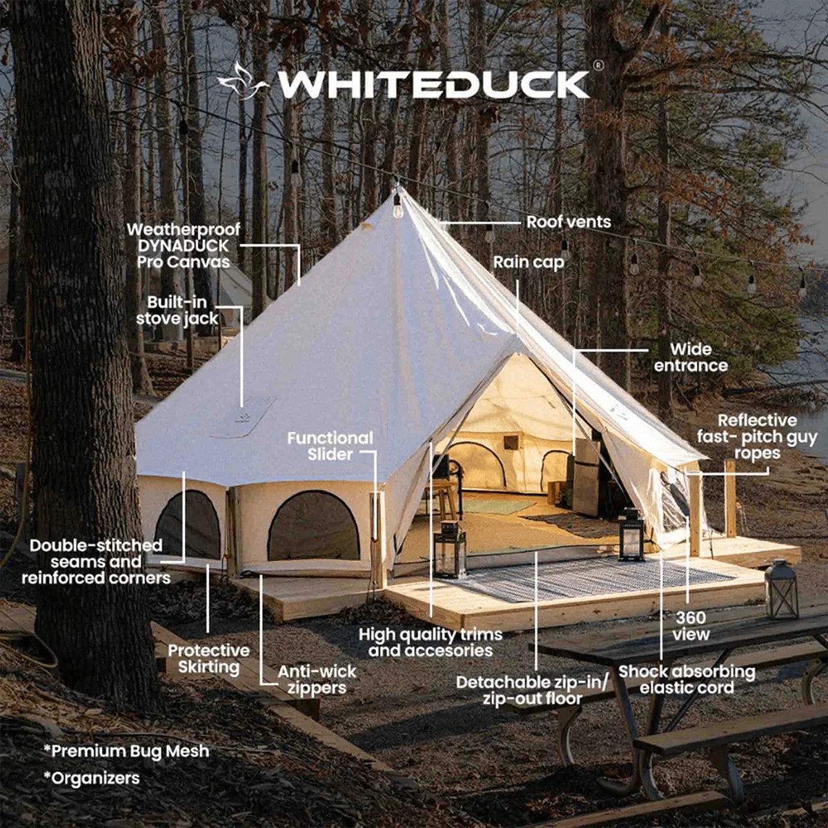 20' Avalon Bell Tent - Green Vista Living