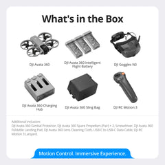 DJI Avata 360 8K Drone Motion Fly More Combo with Goggles N3