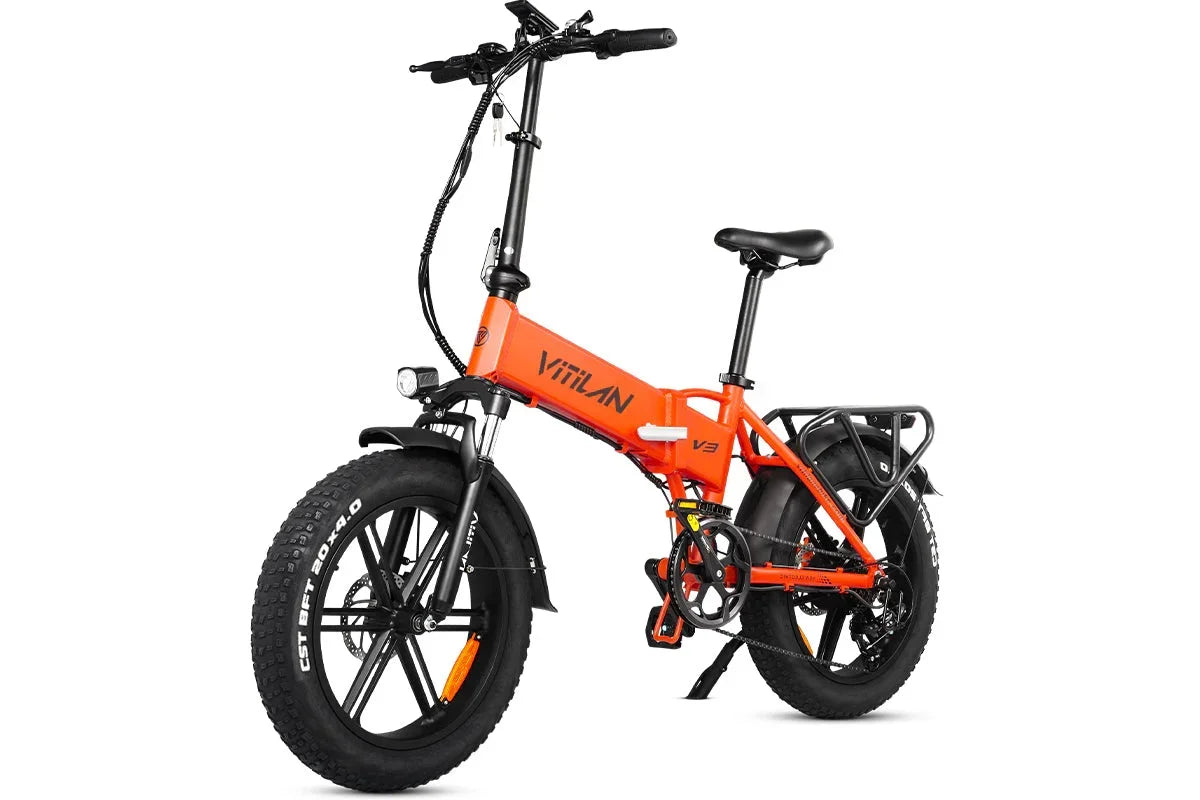 Vitilan V3 2.0 Folding Fat Tires Adult All Terrain Electric Bike - Green Vista Living