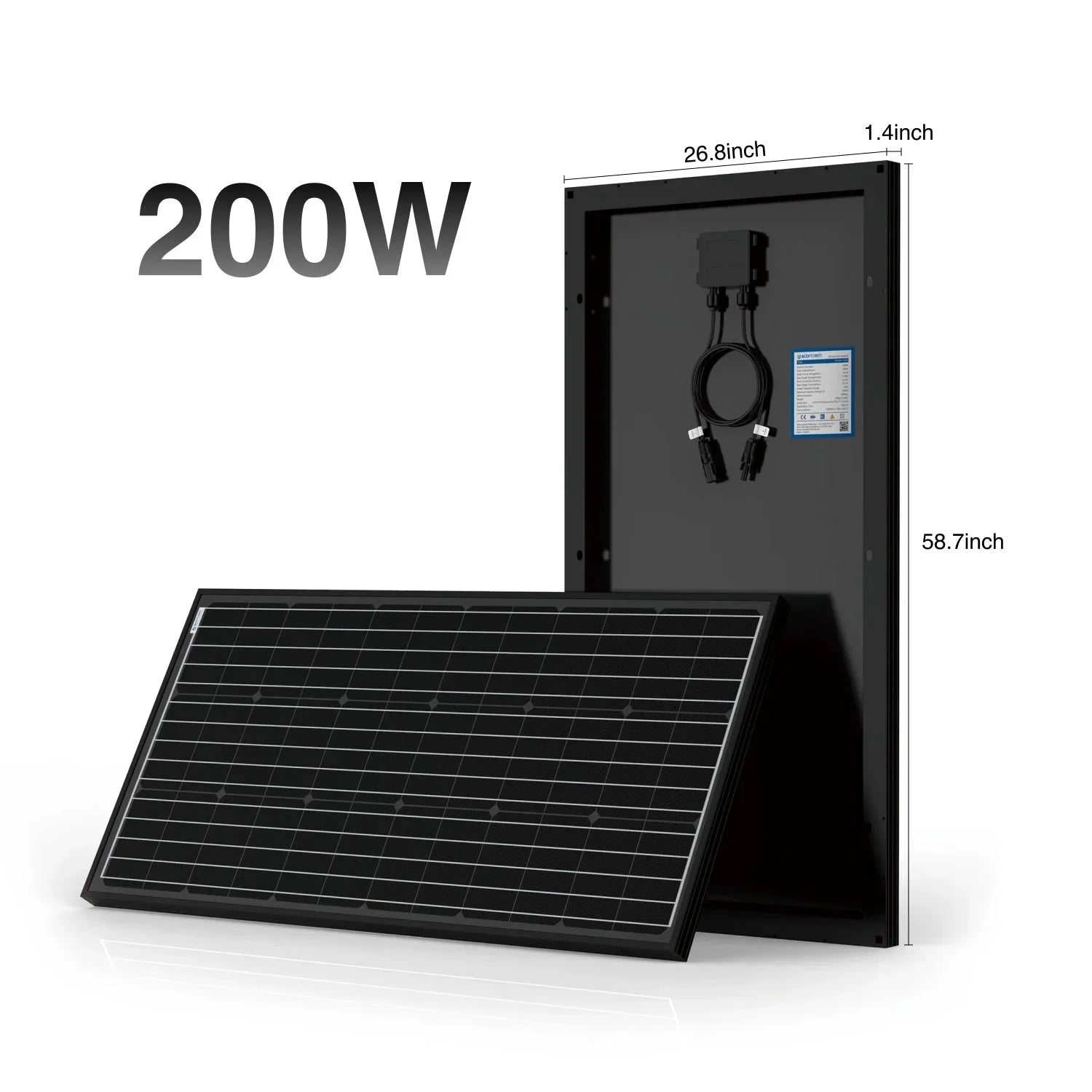 ACOPOWER Mono Solar Panel——100W,175W,200W - Green Vista Living