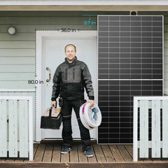 N-Type Bifacial 2PCS 590W Monocrystalline Solar Panel